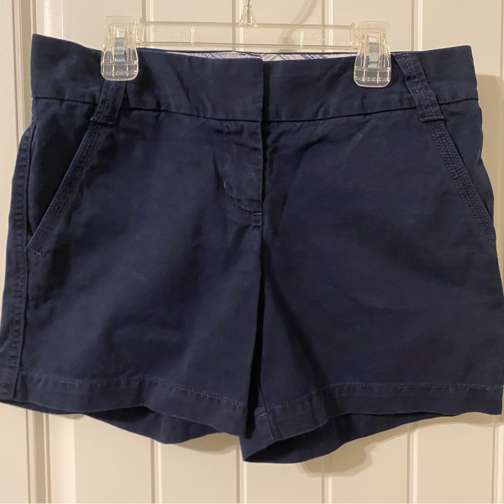 J. Crew Navy Chino Bermuda Shorts